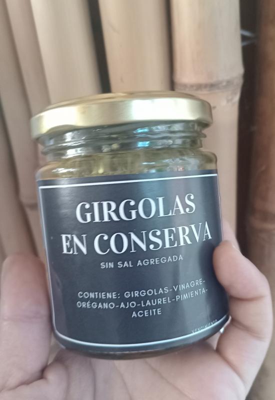 Imagen ilustrativa de Girgolas en Conserva 200cc Sabores del Delta