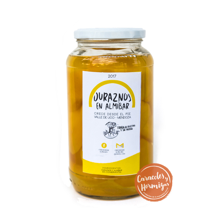 Imagen ilustrativa de Duraznos en almíbar "Crece desde el pie" 650cc
