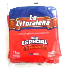 Imagen ilustrativa de Tapas para empanadas TAMAÑO ESPECIAL horno x 12U "La Litoraleña"
