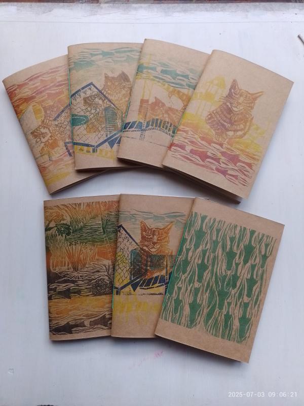 Imagen ilustrativa de Libreta Artesanal 40 hojas lisas "Shimeenarte"